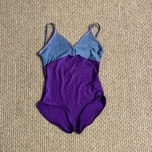 Yumiko Daria Leotard Purple & Blue S